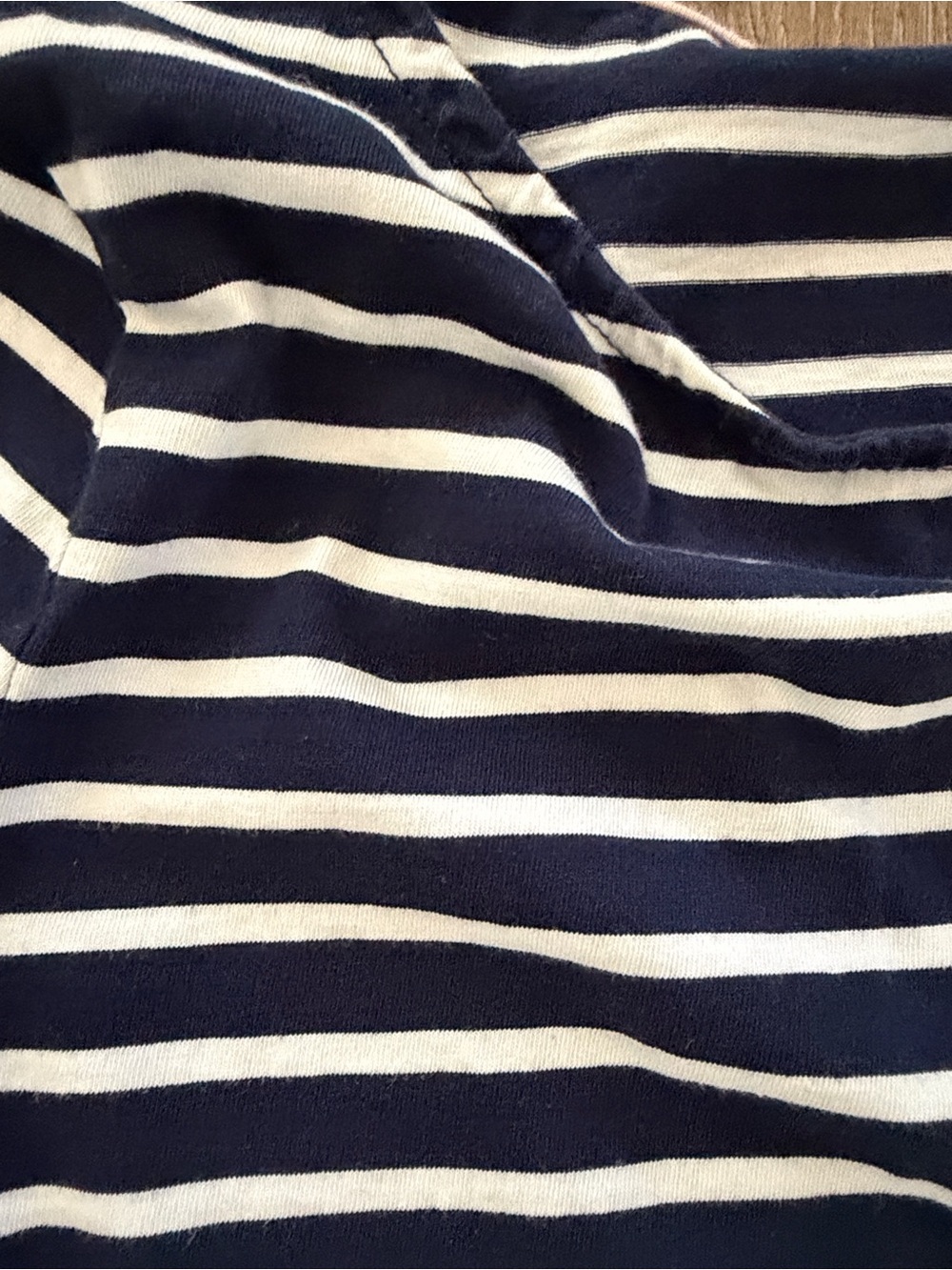 Boden Navy & White Striped Long Sleeve Top - Picture 4 of 9